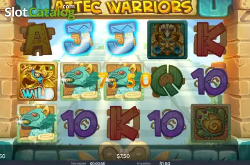 Win screen 2. Aztec Warriors slot
