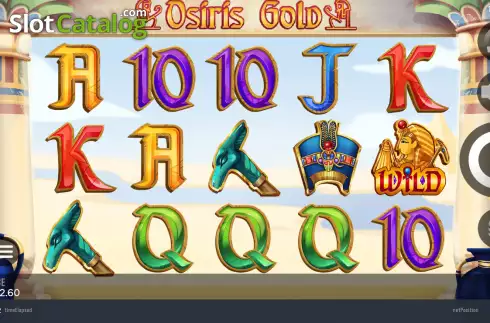 画面2. Osiris Gold (Chilli Games) カジノスロット