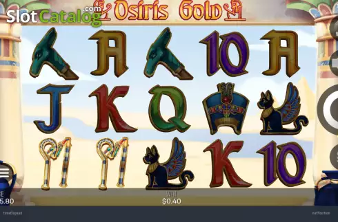 画面4. Osiris Gold (Chilli Games) カジノスロット