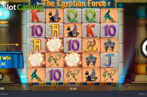 画面3. The Egyptian Force カジノスロット
