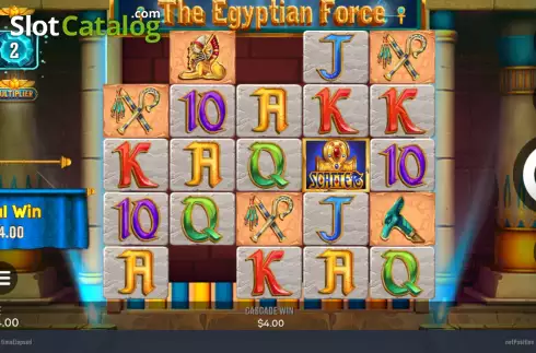 画面4. The Egyptian Force カジノスロット