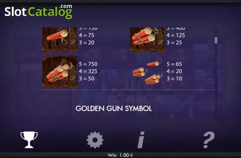 Schermo6. 8 Golden Guns slot