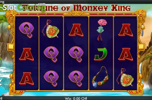 Game screen. Fortune of Monkey King slot