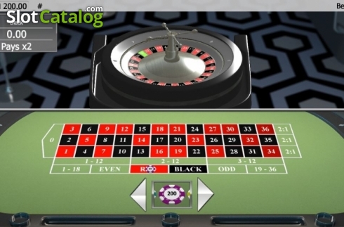 Ekran3. Roulette (Concept Gaming) yuvası