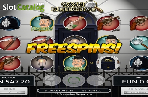 Free spins screen. Cash Detective slot