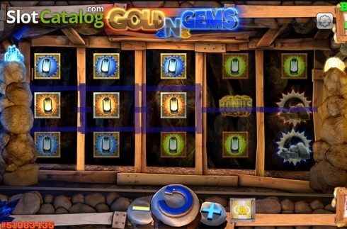 Bildschirm3. Gold and Gems 2 slot