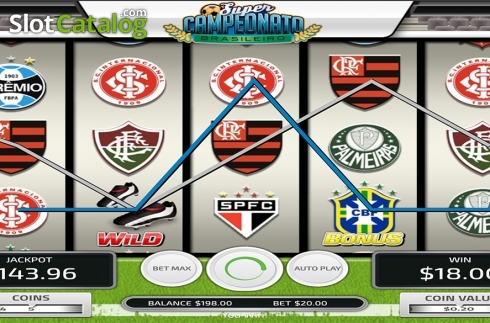 Win screen. Super Campeonato Brasileiro slot