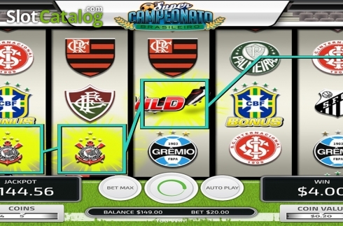 Win screen 3. Super Campeonato Brasileiro slot