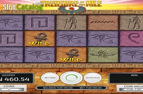 Bildschirm2. Treasure of the Nile slot