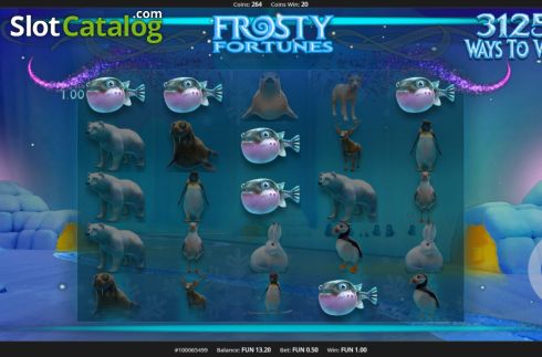 Bildschirm4. Frosty Fortunes slot