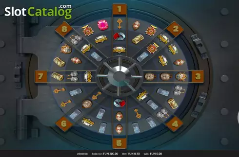 Game screen. The Vault (Concept Gaming) slot