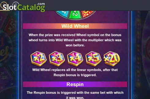 Bildschirm9. Wild Wheel (Connective Games) slot
