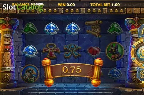 Win screen 2. Osiris Temple slot