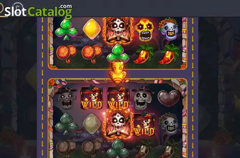 Game Features screen 2. Santa Muerte slot