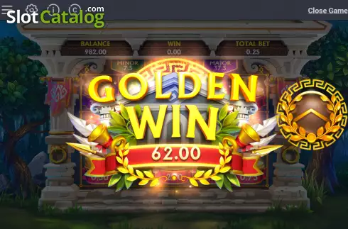 Win screen 2. Golden Odyssey (Connective Games) slot