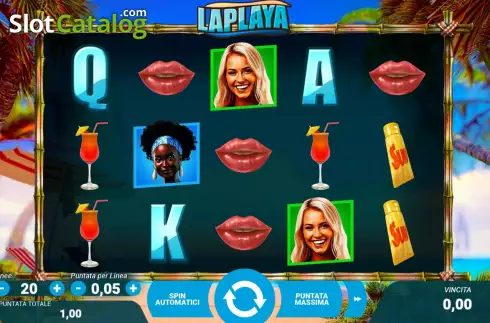 Game screen. La Playa (Consulabs) slot