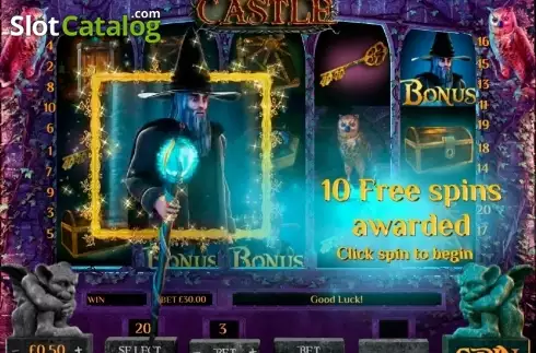 Ecran8. Wizard's Castle (Cozy) slot