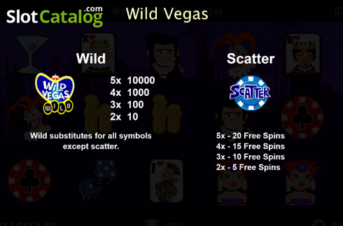 Ekran2. Wild Vegas (Cozy) yuvası