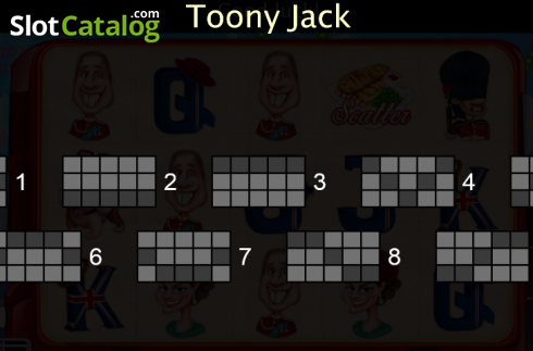 Schermo5. Toony Jack slot