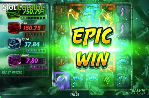 Epic Win. Rhino Rilla Rex slot