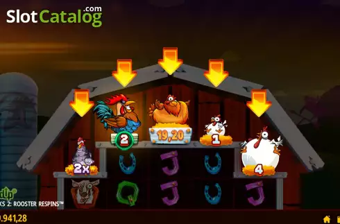 Скрин5. Lucky Clucks 2: Rooster Respins слот
