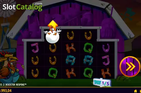 Captura de tela9. Lucky Clucks 2: Rooster Respins slot