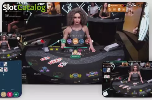 画面2. Blackjack  (CreedRoomz) カジノスロット