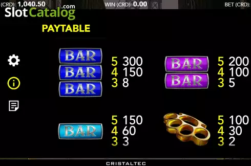 Pay Table screen 2. Il Boss slot
