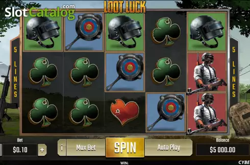 Bildschirm2. Loot Luck slot