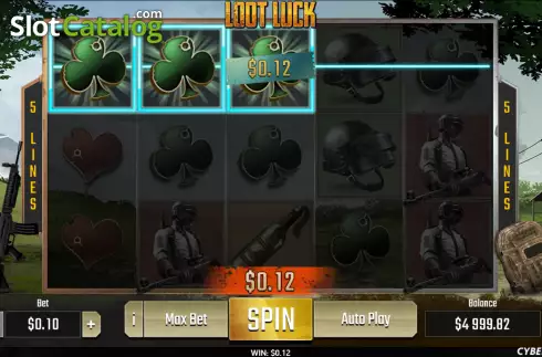 Bildschirm3. Loot Luck slot