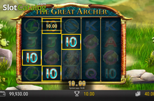 Screenshot4. The Great Archer slot