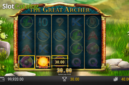 Screenshot5. The Great Archer slot