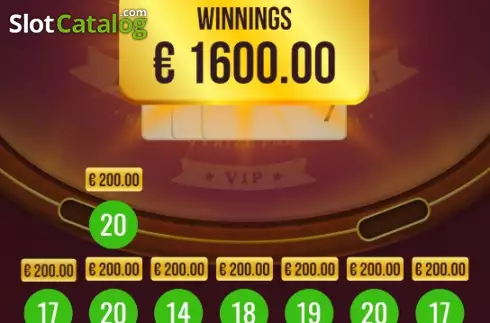 Win Screen 2. Blackjack 7 Evolution SP VIP slot
