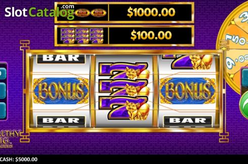 Game screen. Wealthy Pig Classic slot