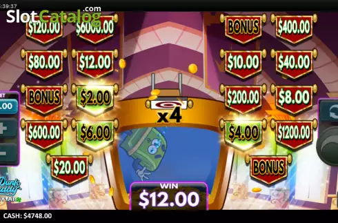 Win screen 2. Dunk Buddy LuckyTap slot
