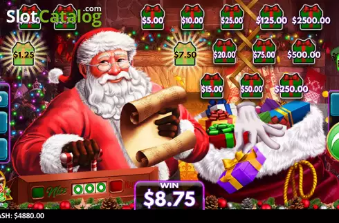 Win Screen 4. Santa Pays LuckyTap slot