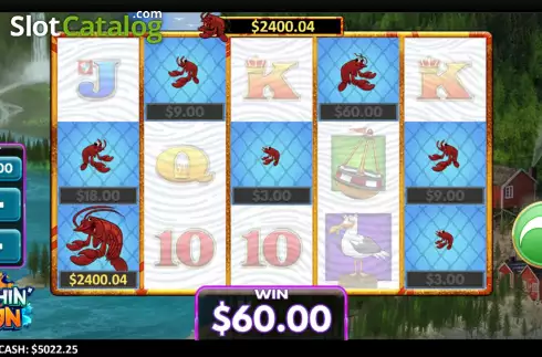 Win screen 3. Fishin Fun (Design Works Gaming) slot