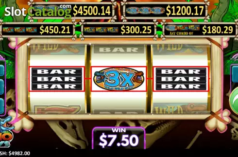 Win screen 2. Dino Pays slot