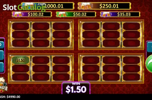 Win screen. Lucky Lager 4Play slot