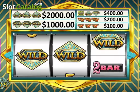 Reels screen. Empire of Wilds slot