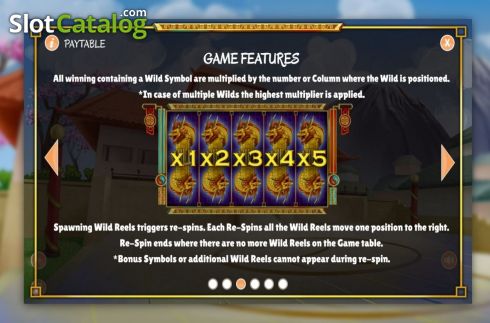 Bildschirm7. Twin Dragons slot