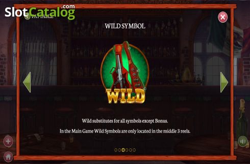 Wild feature screen. El Mariachi (Dragon Gaming) slot