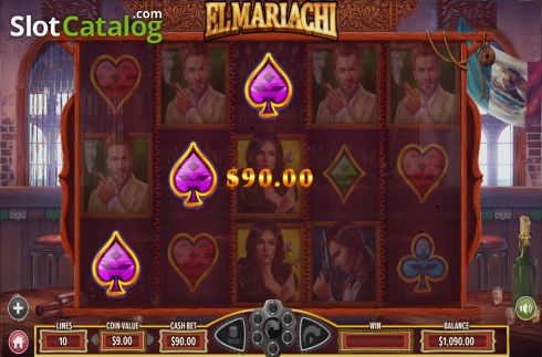 Skärmdump4. El Mariachi (Dragon Gaming) slot