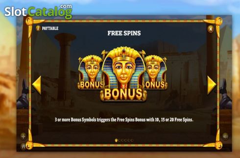 Schermo7. Cleopatras Fortune slot