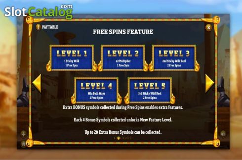 Free Spins 2. Cleopatras Fortune slot