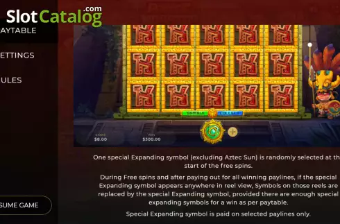 Captura de tela3. Aztec Warrior slot