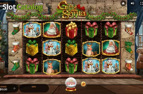 Bildschirm2. Gifts from Santa slot