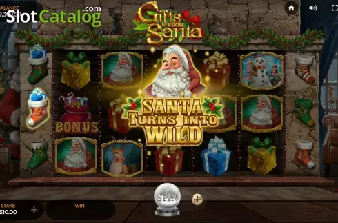 Bildschirm4. Gifts from Santa slot