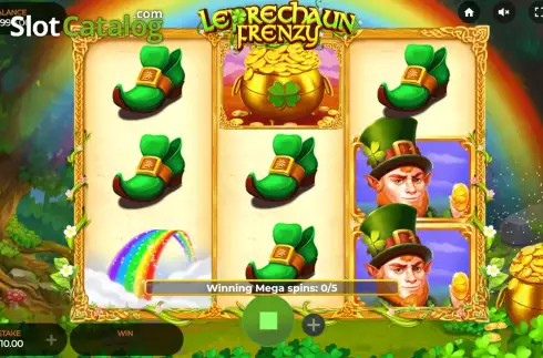 Game screen. Leprechaun Frenzy slot