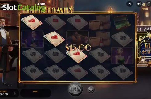 Win screen 2. Mafia Family slot